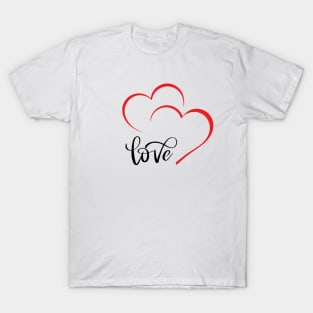 Love Heart Valentine s Day T-Shirt